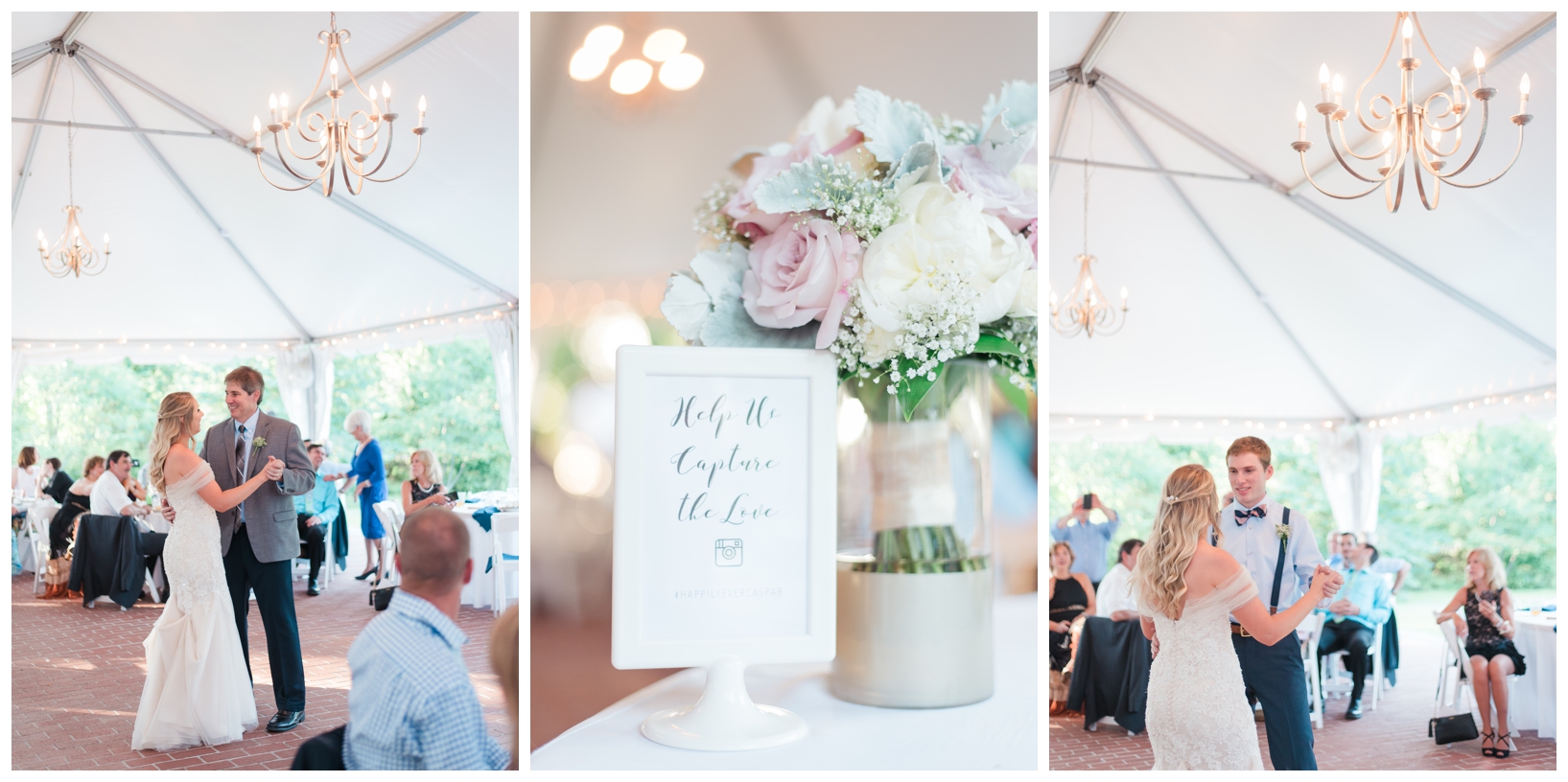 Woodlawn Manor outdoor blush pink summer wedding in Maryland by Megan Bennett Photography