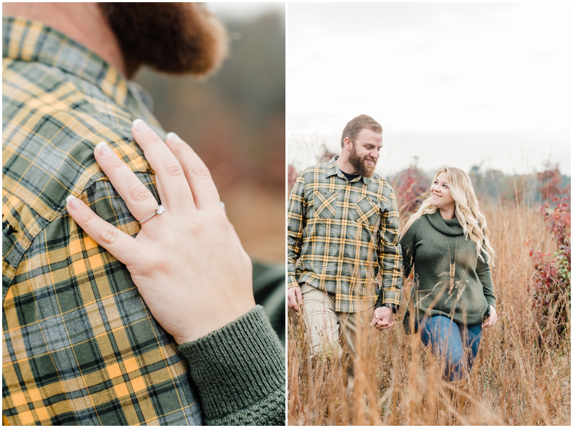 An intimate Autumn Engagement Photo Session at Howard County Conservancy in Maryland by Megan Bennett Photography